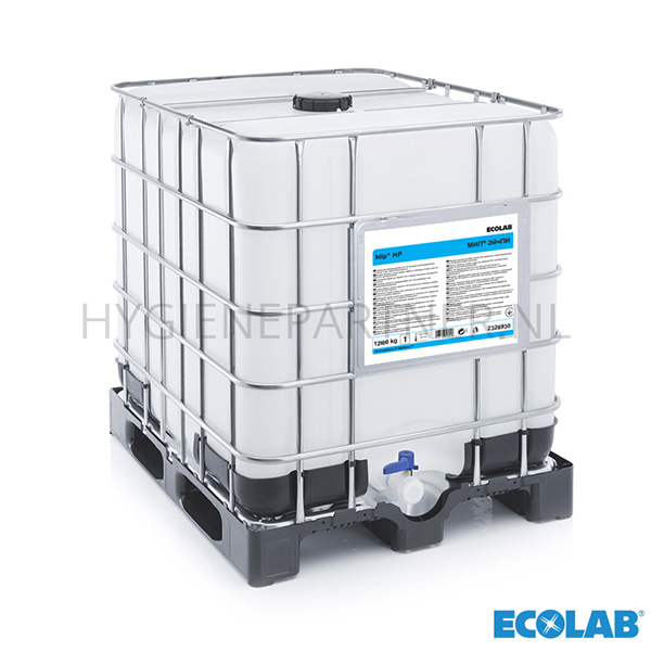 RD151188 Ecolab Mip HP vloeibaar alkalisch CIP reinigingsmiddel container 1200 kg (BE)