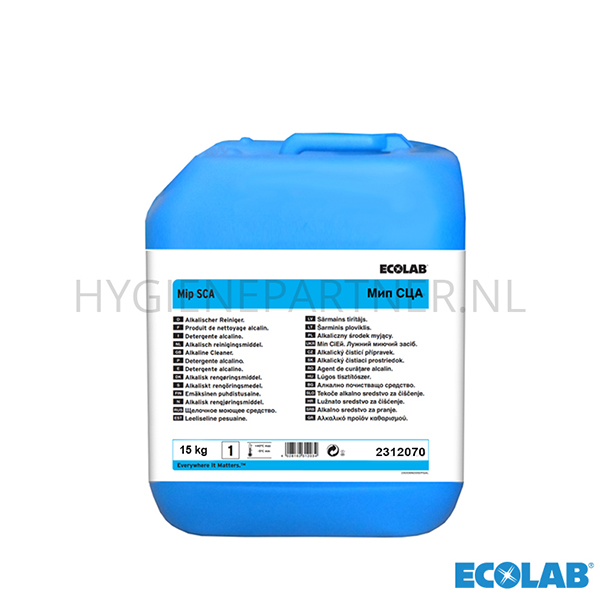 RD151194 Ecolab Mip SCA alkalisch reinigingsmiddel 15 kg (BE)