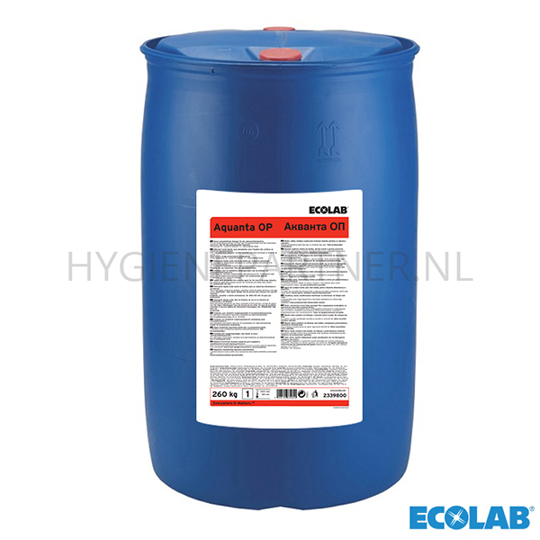 RD151207 Ecolab Aquanta OP vloeibaar zuur CIP reinigingsmiddel 260 kg (BE)