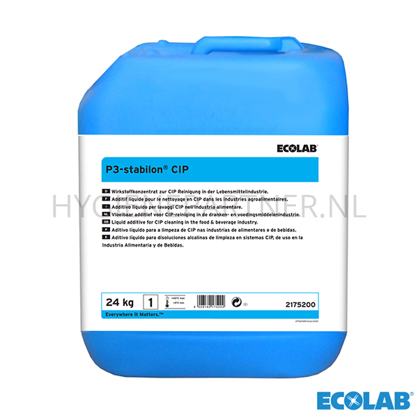 RD151238 Ecolab Stabilon CIP vloeibare reinigingsversterker jerrycan 24 kg (BE)