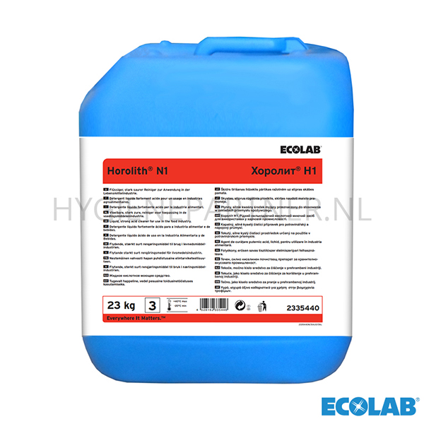 RD151265 Ecolab Horolith N1 gemengd zuur reinigingsmiddel CIP 23 kg (BE)