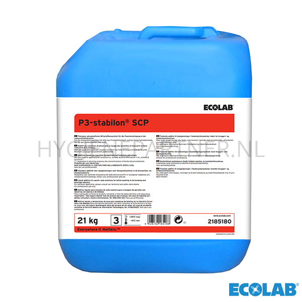 RD151269 Ecolab P3-Stabilon SCP vloeibare reinigingsversterker jerrycan 21 kg (BE)