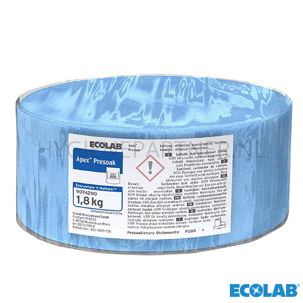 RD201061 Ecolab Apex Presoak voorweekmiddel vaatwasser 1800 gr