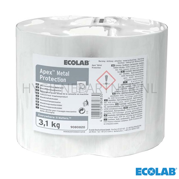 RD201076 Ecolab Apex Metal Protection vaatwasmiddel 3100 gr