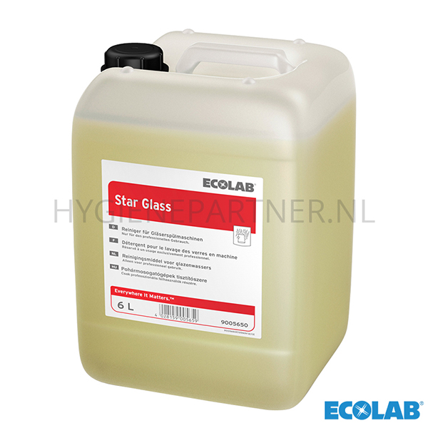 RD201089 Ecolab Star Glass vaatwasmiddel 6 liter