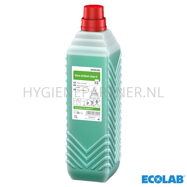 RD301064 Ecolab Gloss Brillant Clean S vloerreiniger 6x1 liter