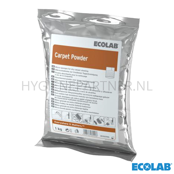 RD301070 Ecolab Carpet Powder droge tapijtreiniger 1 kg