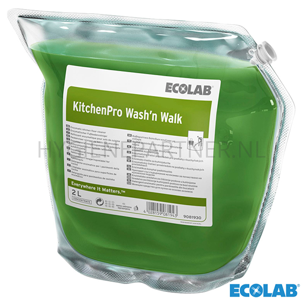 RD301079 Ecolab KitchenPro Wash’n Walk vloerreiniger 2x2 liter