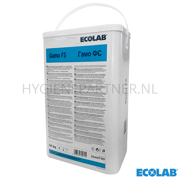 RD301089 Ecolab Gamo FS alkalisch reinigingsmiddel 14 kg