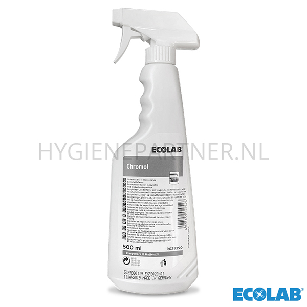 RD351006 Ecolab Chromol RVS onderhoudsproduct spray 500 ml