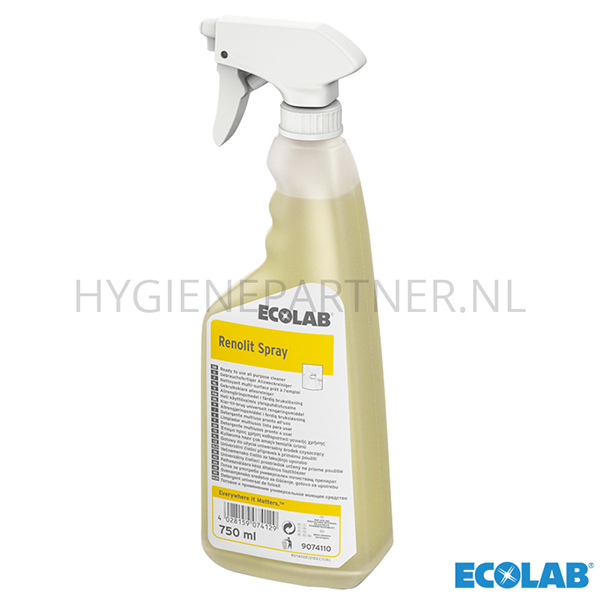 RD351027 Ecolab Renolit Spray gebruiksklare keukenreiniger en ontvetter 12x750 ml