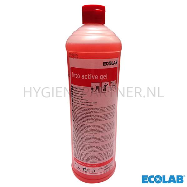 RD401053 Ecolab Into Active gel sanitair reiniger 1 liter