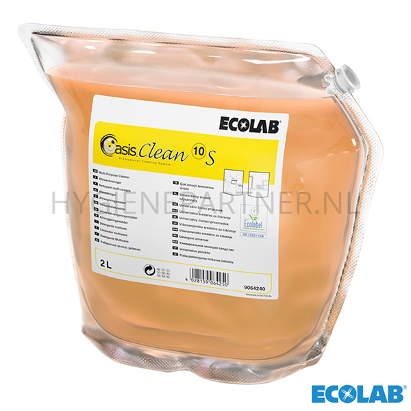 RD451034 Ecolab Oasis Clean 10 S allesreiniger 2x2 liter