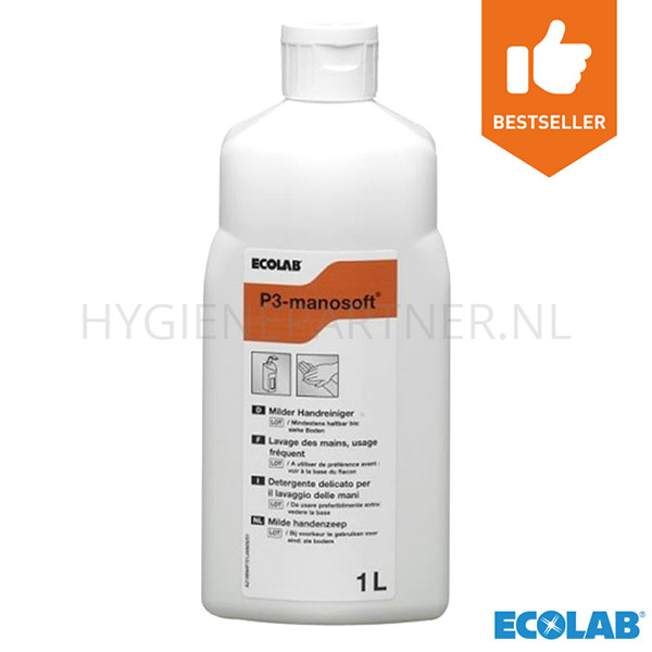 RD601024 Ecolab P3-manosoft milde handreiniger 1 liter