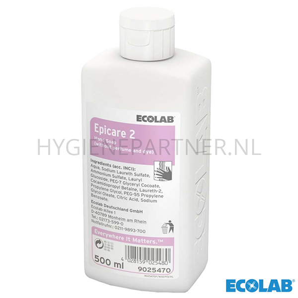 RD601026 Ecolab Epicare 2 handlotion ongeparfumeerd 500 ml