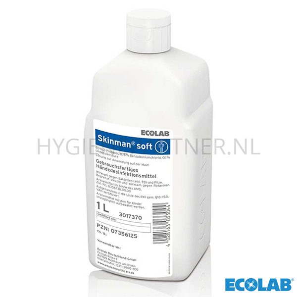 RD601118 Ecolab Skinman Soft Protect handdesinfectie 1 liter