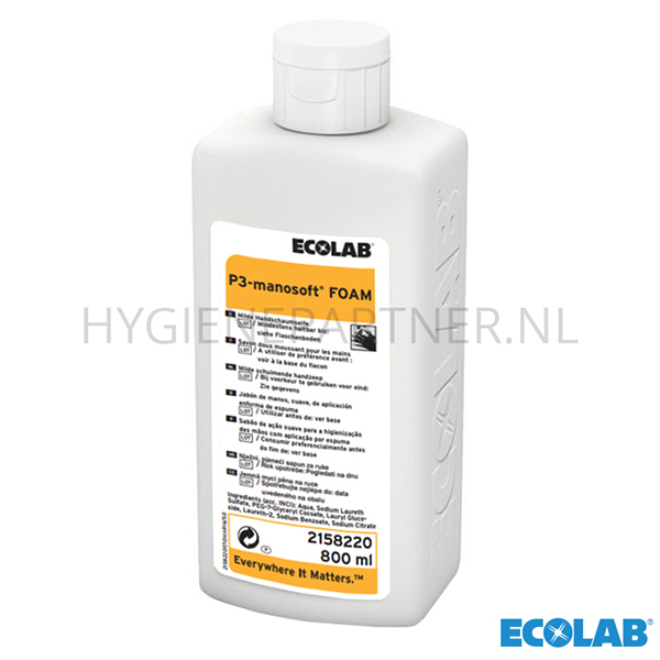 RD601138 Ecolab P3-Manosoft Foam handreiniger 800 ml