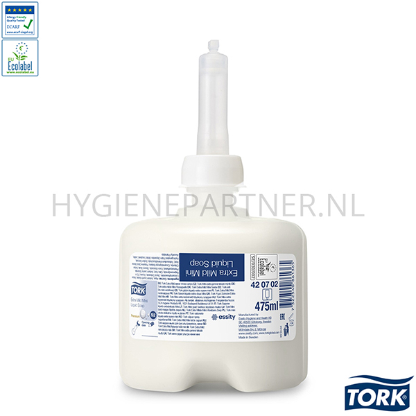RD601153 Tork Extra Mild Mini Liquid Soap voor dispenser S2 475 ml