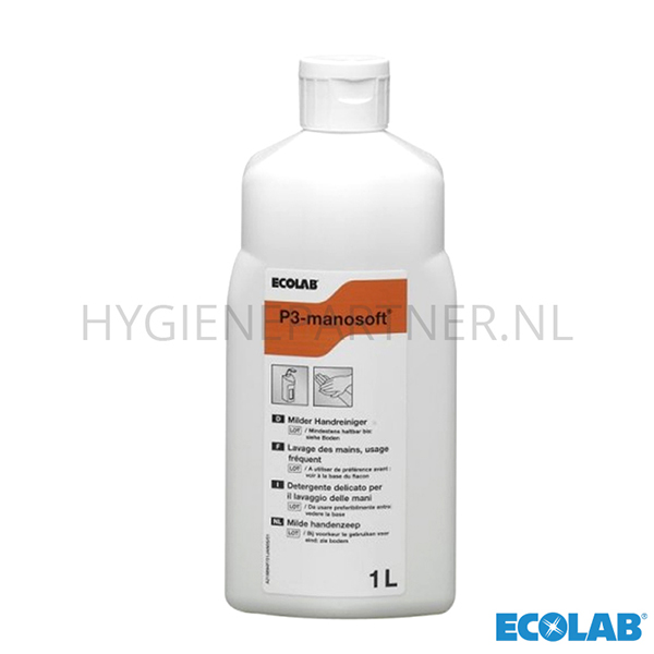 RD601177 Ecolab P3-manosoft milde handreiniger 1 liter (BE)
