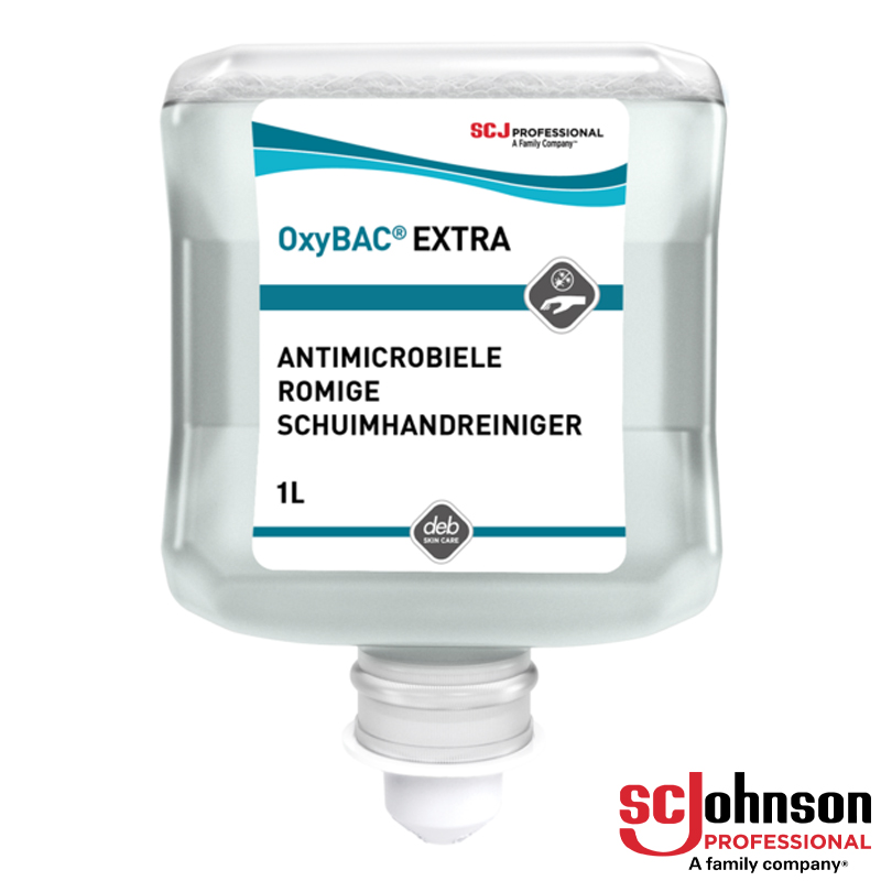 RD601306 Deb OxyBAC Extra schuimhandreiniger BE 1 liter