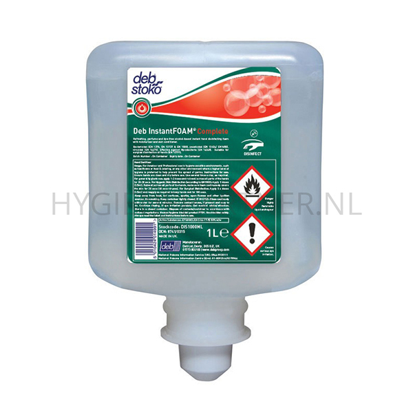 RD601345 Deb Sanitise InstantFOAM BE 1 liter