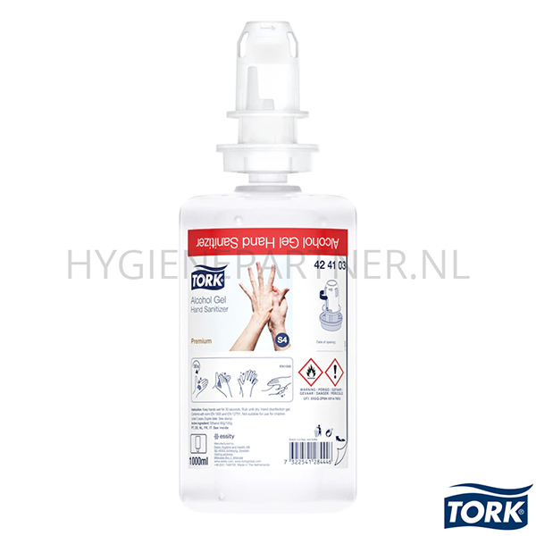 RD601392 Tork Alcohol Gel Hand Sanitizer S4 1000 ml