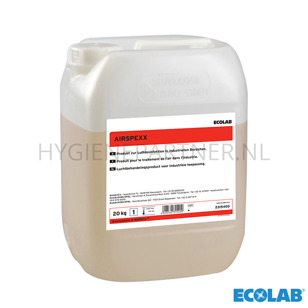 RD651022 Ecolab Airspexx desinfectiemiddel luchtstroom 20 kg