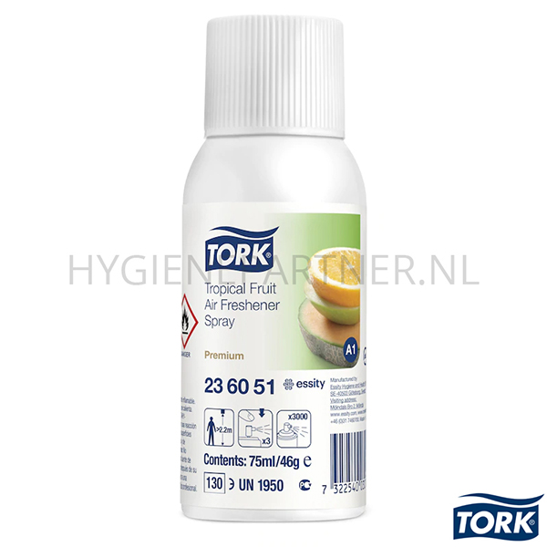 RD651026 Tork luchtverfrisser spray tropische fruitgeur voor A1 dispenser