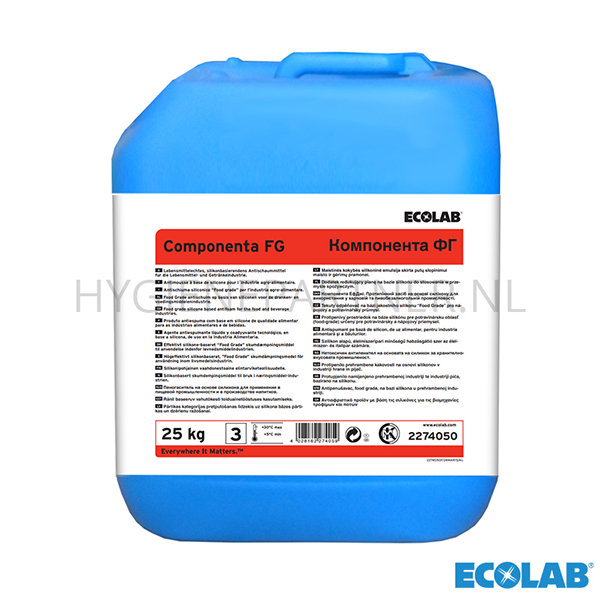 RD701005 Ecolab Componenta FG foodgrade antischuimmiddel 25 kg