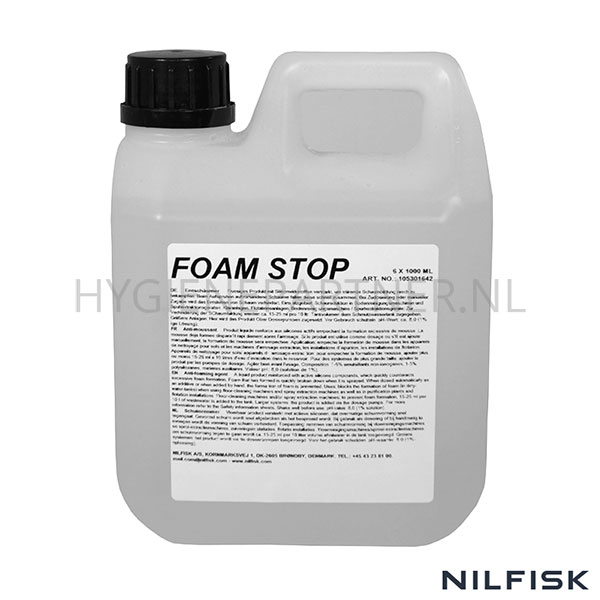 RD701028 Nilfisk Foam Stop SV1 antischuimmiddel 6x1 liter