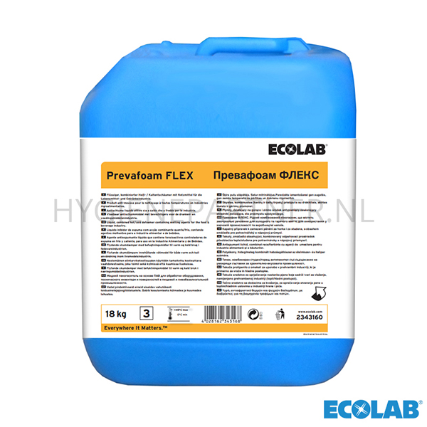 RD701029 Ecolab Prevafoam Flex gecombineerd antischuimmiddel 18 kg