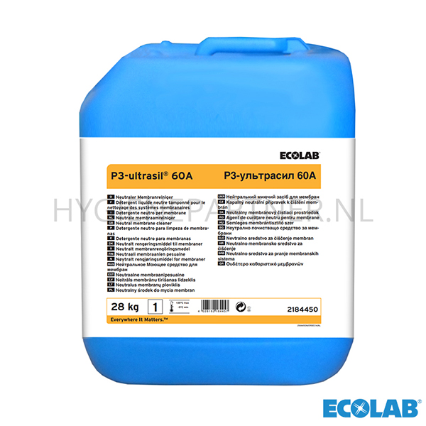 RD751013 Ecolab Ultrasil 60A neutraal reinigingsmiddel CIP 28 kg