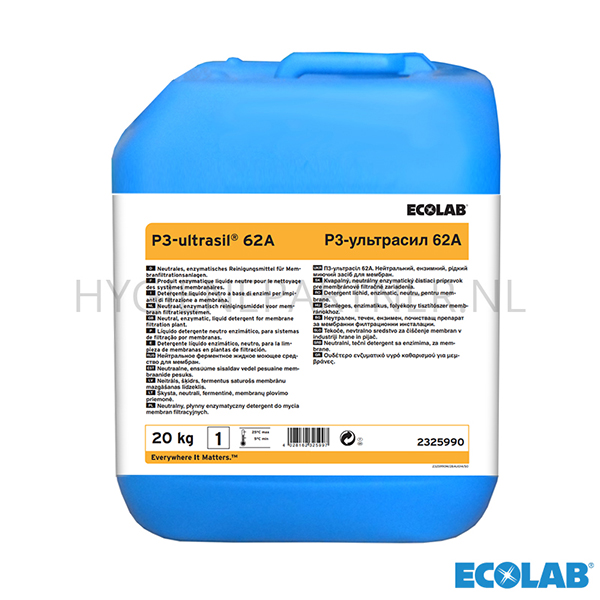 RD751014 Ecolab Ultrasil 62A reinigingsversterker CIP 20 kg
