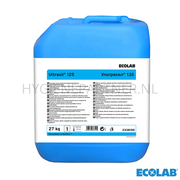 RD751097 Ecolab Ultrasil 125 membraanfiltratie installaties CIP 27 kg (BE)