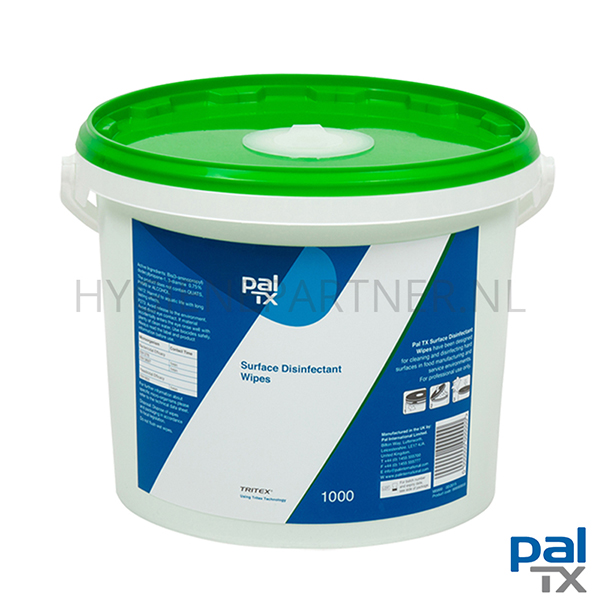 RD801003 PAL TX Surface Disinfectant Wipes alcoholvrij 500 stuks