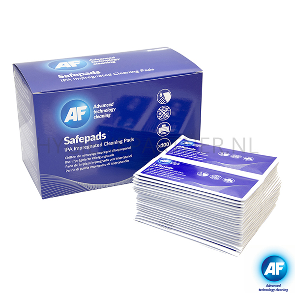RD801055 AF Safepads SPA100 reinigings- en desinfectiedoekjes wit