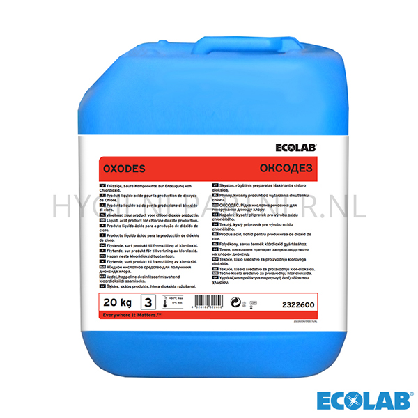 RD851001 Ecolab Oxodes chloordioxide waterbehandeling 20 kg