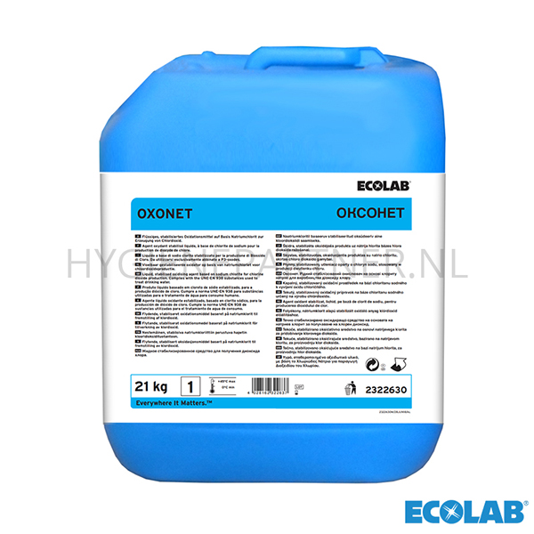 RD851002 Ecolab Oxonet chloordioxide waterbehandeling 21 kg