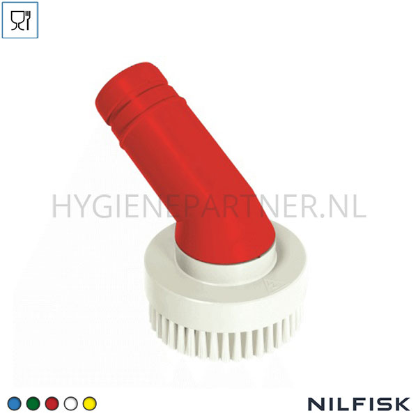 RT421487-40 Nilfisk opzetstuk ronde borstel D50 FDA 50 mm rood