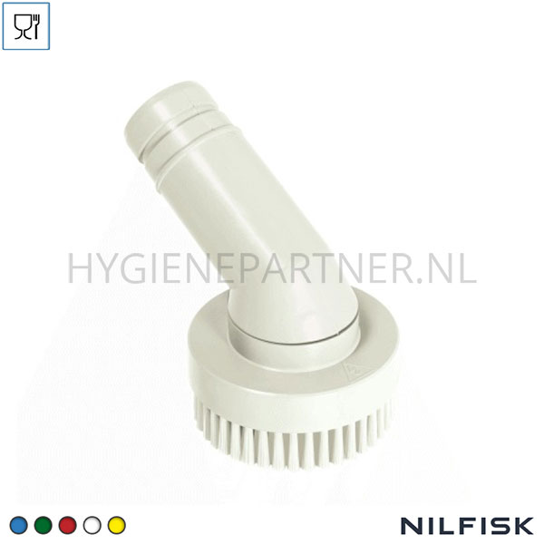 RT421487-50 Nilfisk opzetstuk ronde borstel D50 FDA 50 mm wit