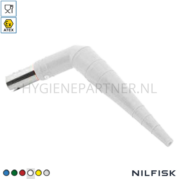 RT421593-50 Nilfisk conische tool siliconen FDA D40 ATEX II2D wit