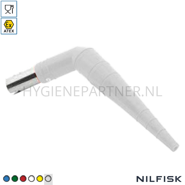 RT421593 Nilfisk conische tool siliconen FDA D40 ATEX II2D transparant