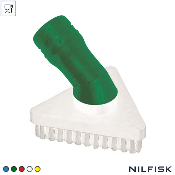 RT421647-20 Nilfisk driehoekige opzetborstel D40 40 mm FDA groen