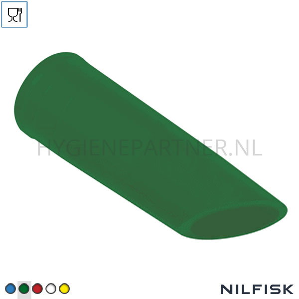 RT421649-20 Nilfisk tuit siliconen FDA D40 Ø40 mm groen
