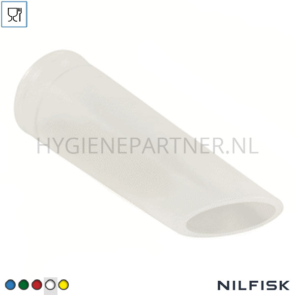 RT421649 Nilfisk tuit siliconen FDA D40 Ø40 mm transparant