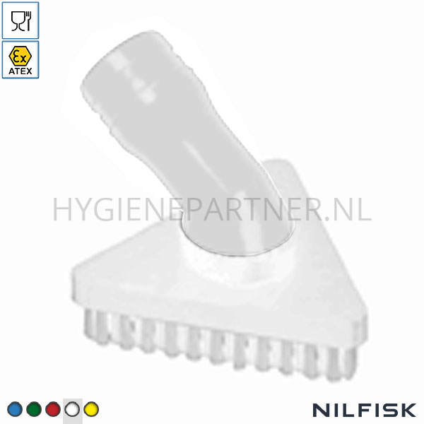 RT424904-50 Nilfisk driehoekige borstel FDA D40 ATEX II2GD wit