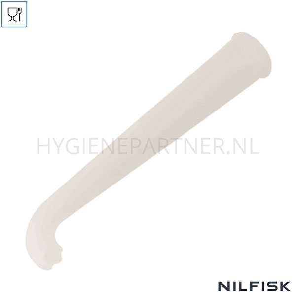 RT427813 Nilfisk tuit flexibel 32 mm siliconen transparant
