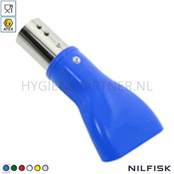 RT427903-30 Nilfisk mondstuk siliconen FDA D40 ATEX II2D blauw
