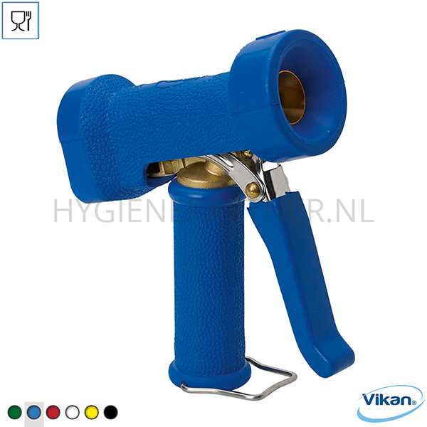 RT701057-30 Vikan 93243 spuitpistool heavy duty messing 145 mm blauw