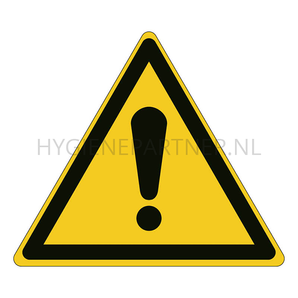 SB051892 Sticker waarschuwing W001 driehoek